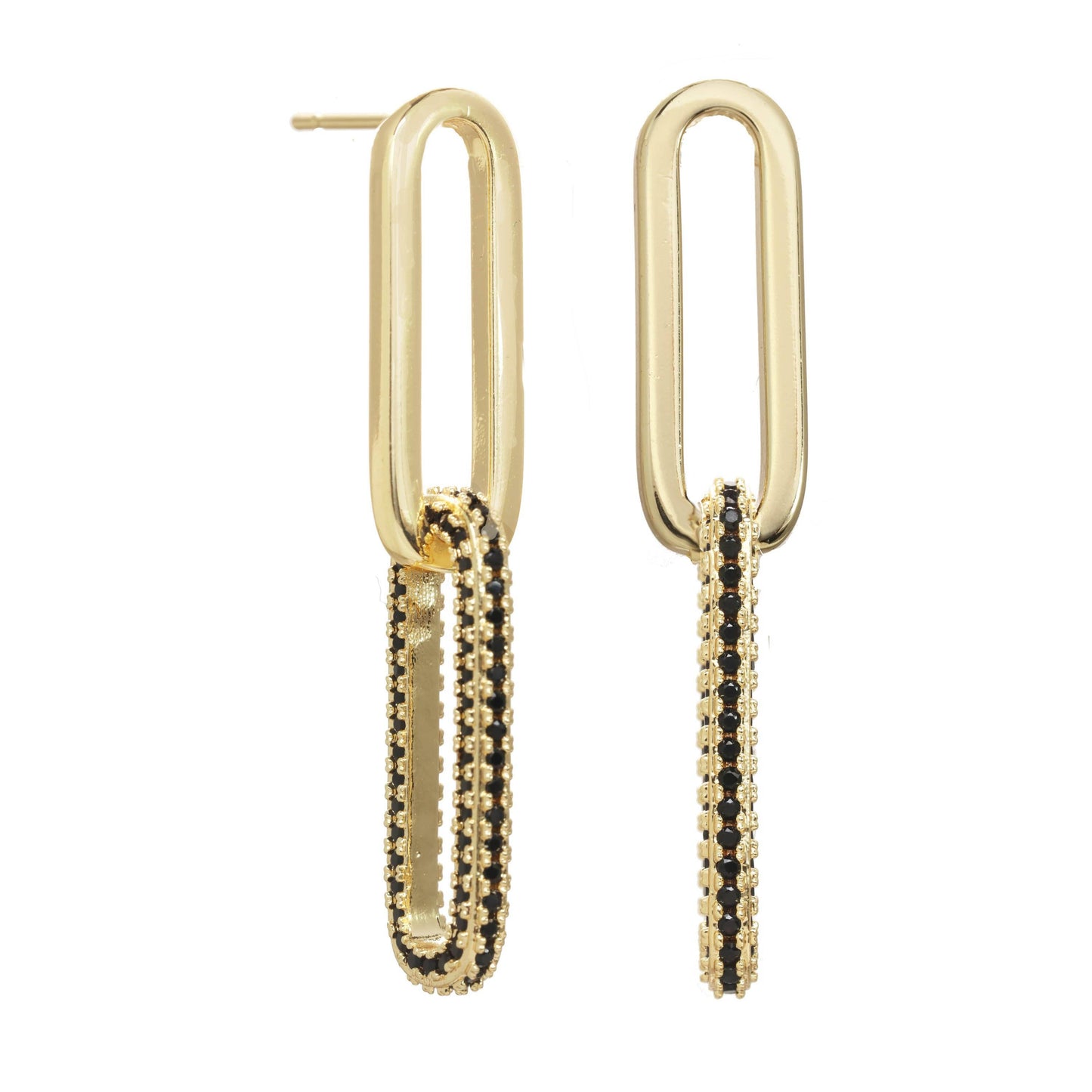 Tova Emil Earrings- Jet