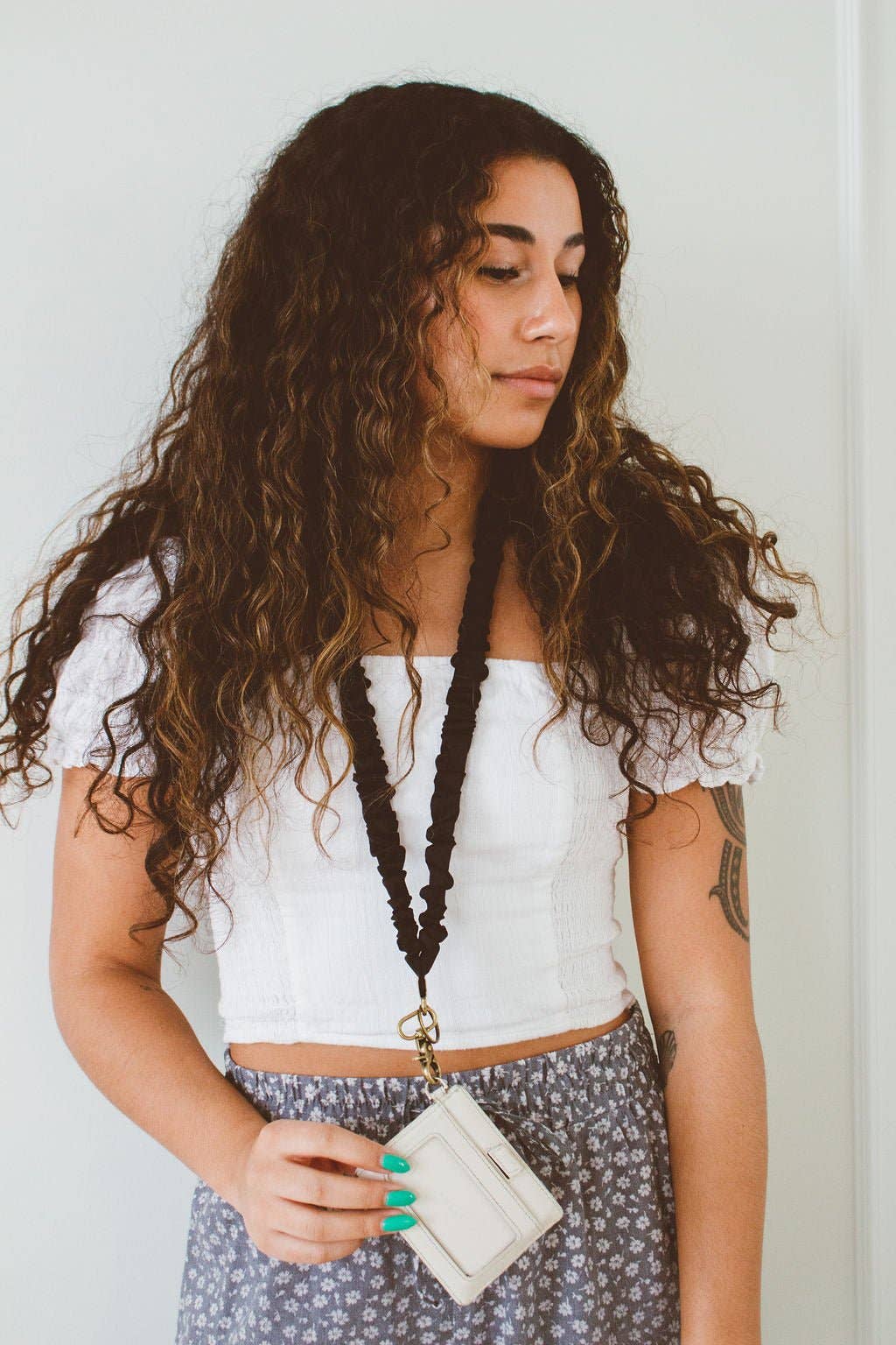 Andi Black Luxe Lanyard