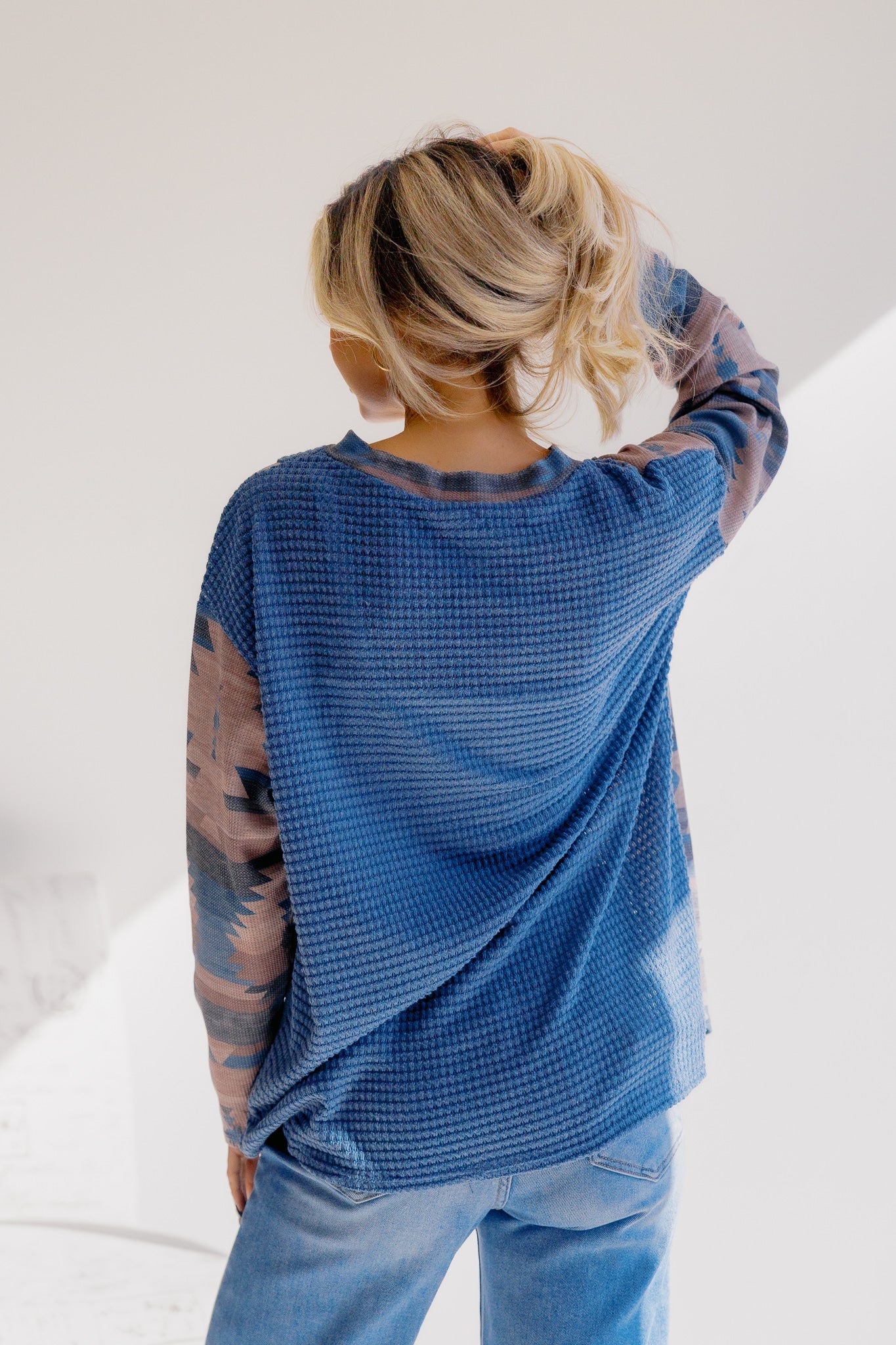 Sew In Love Aztec Waves Long Sleeve