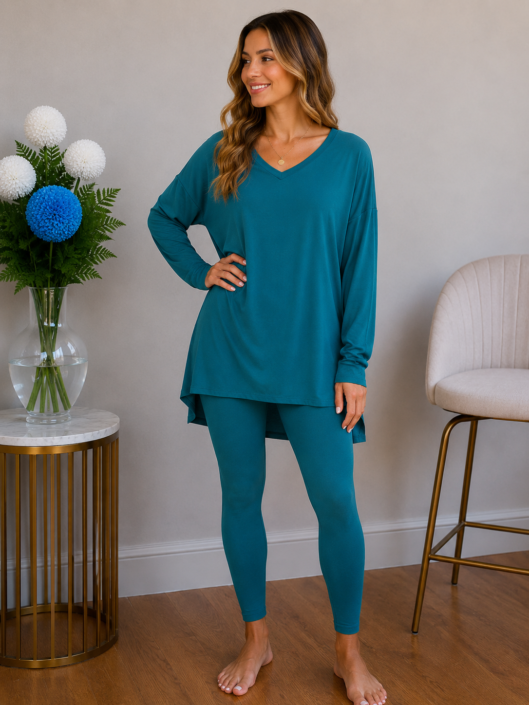 Zenana Crisp Air & Cozy Wear Set