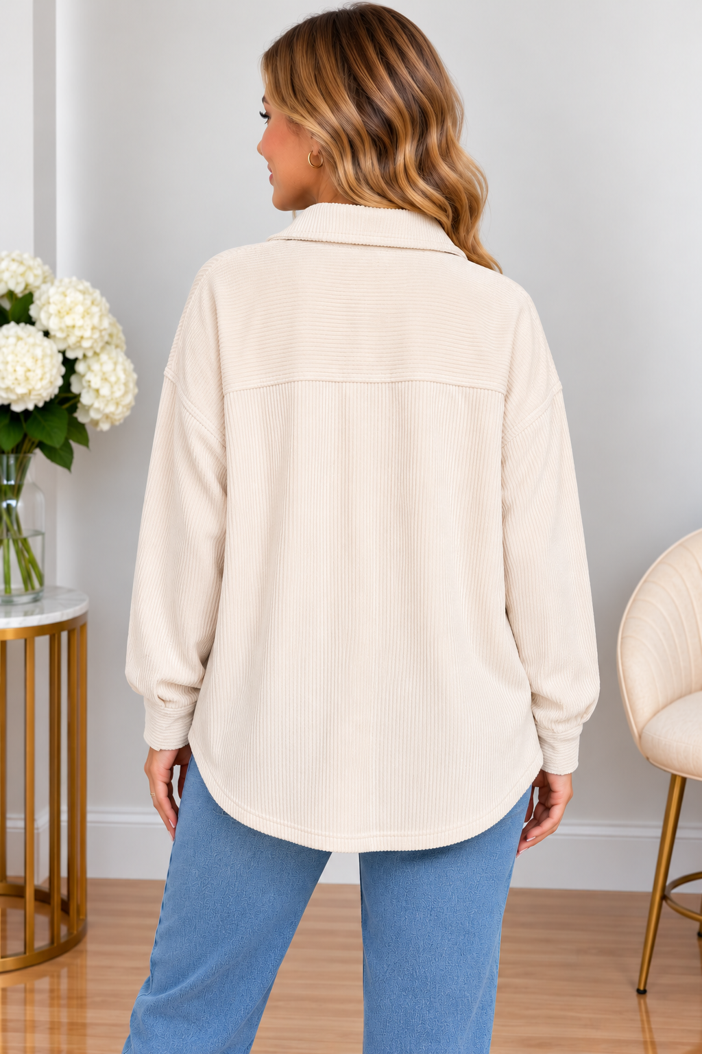 7th Ray Easy Layers Shacket