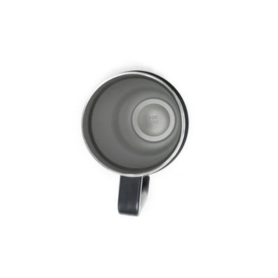 MYRA Wide Wyoming Tumbler in Black and White with Tooling