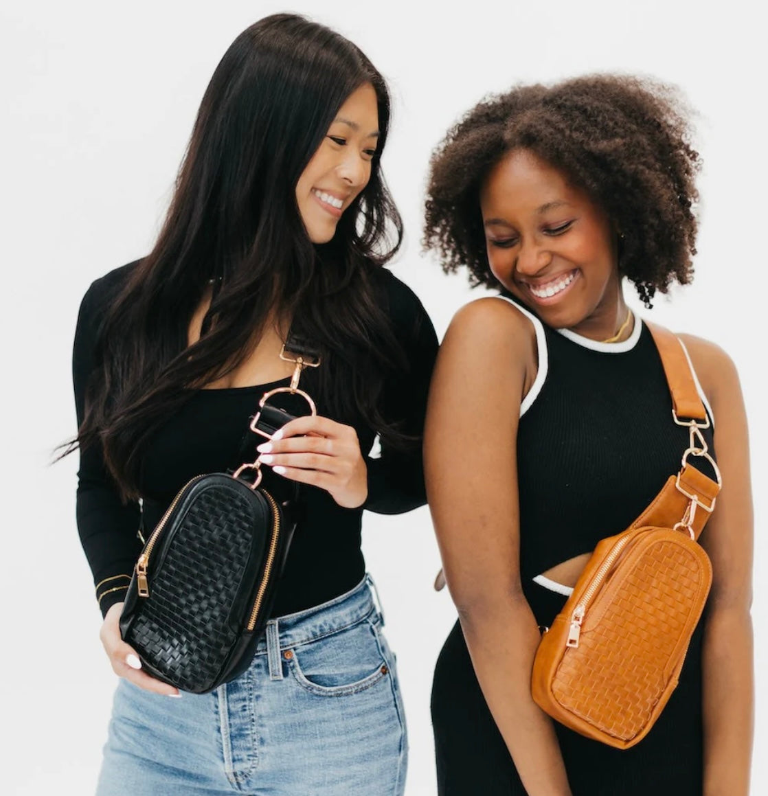 Pretty Simple Waverly Woven Sling Bag