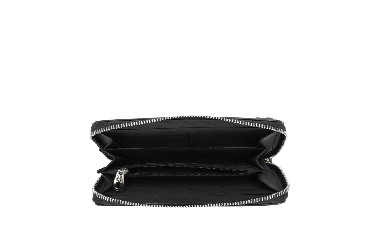 Montana West Tooling Collection Wallet/Wristlet-Black