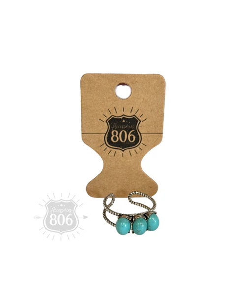 Accessories 806 round stone ring