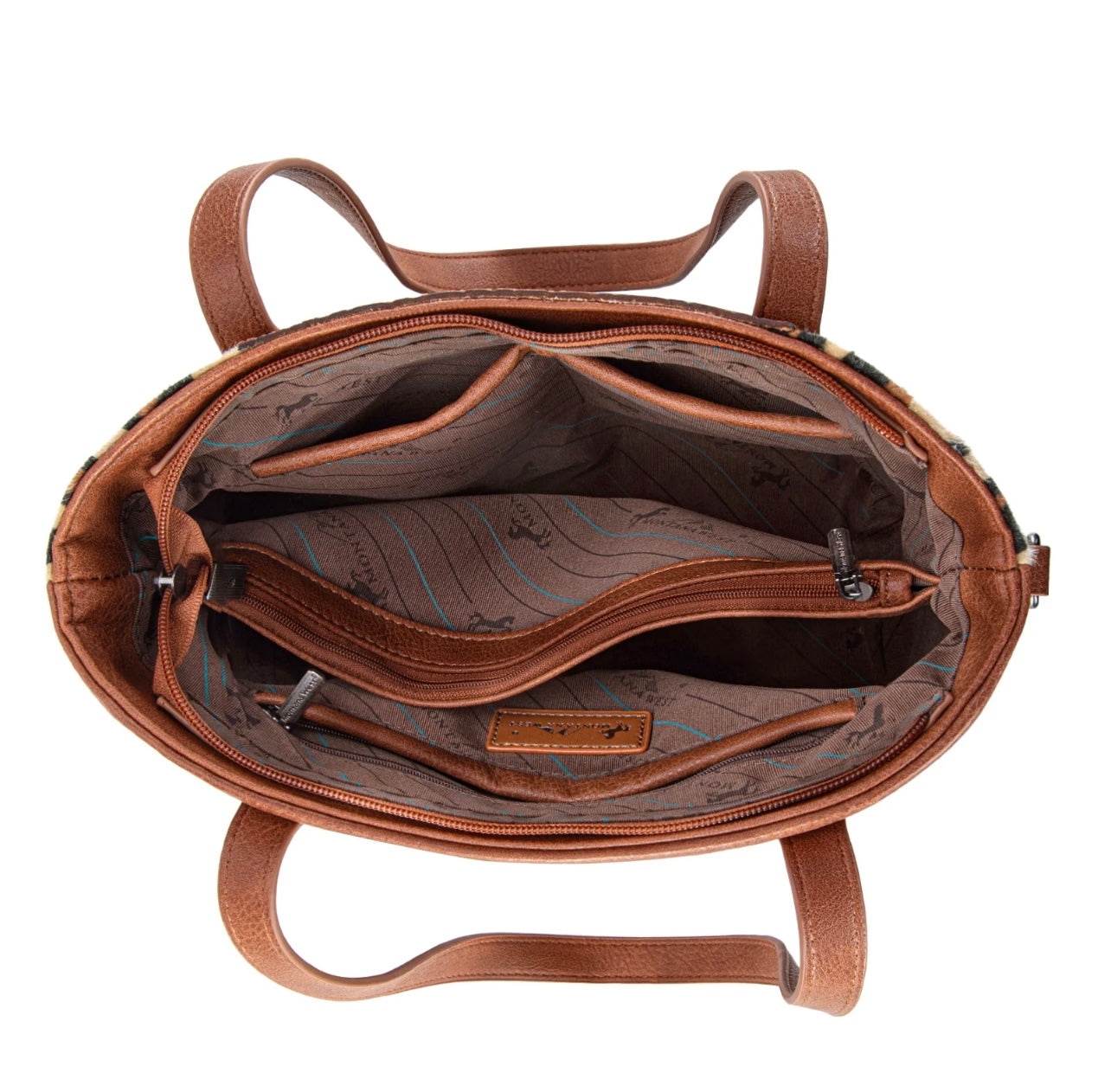 Montana West Tooled Collection Concealed Carry Tote/Crossbody - Leopard