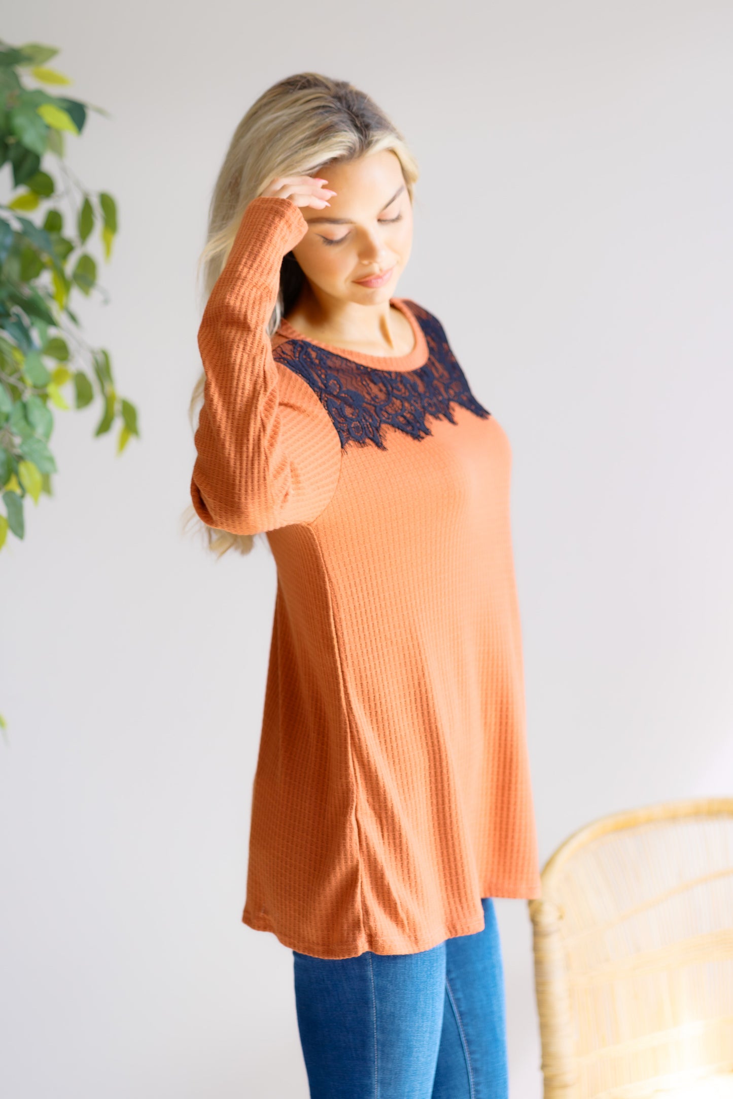 Heimish Falling Ember Knit Top