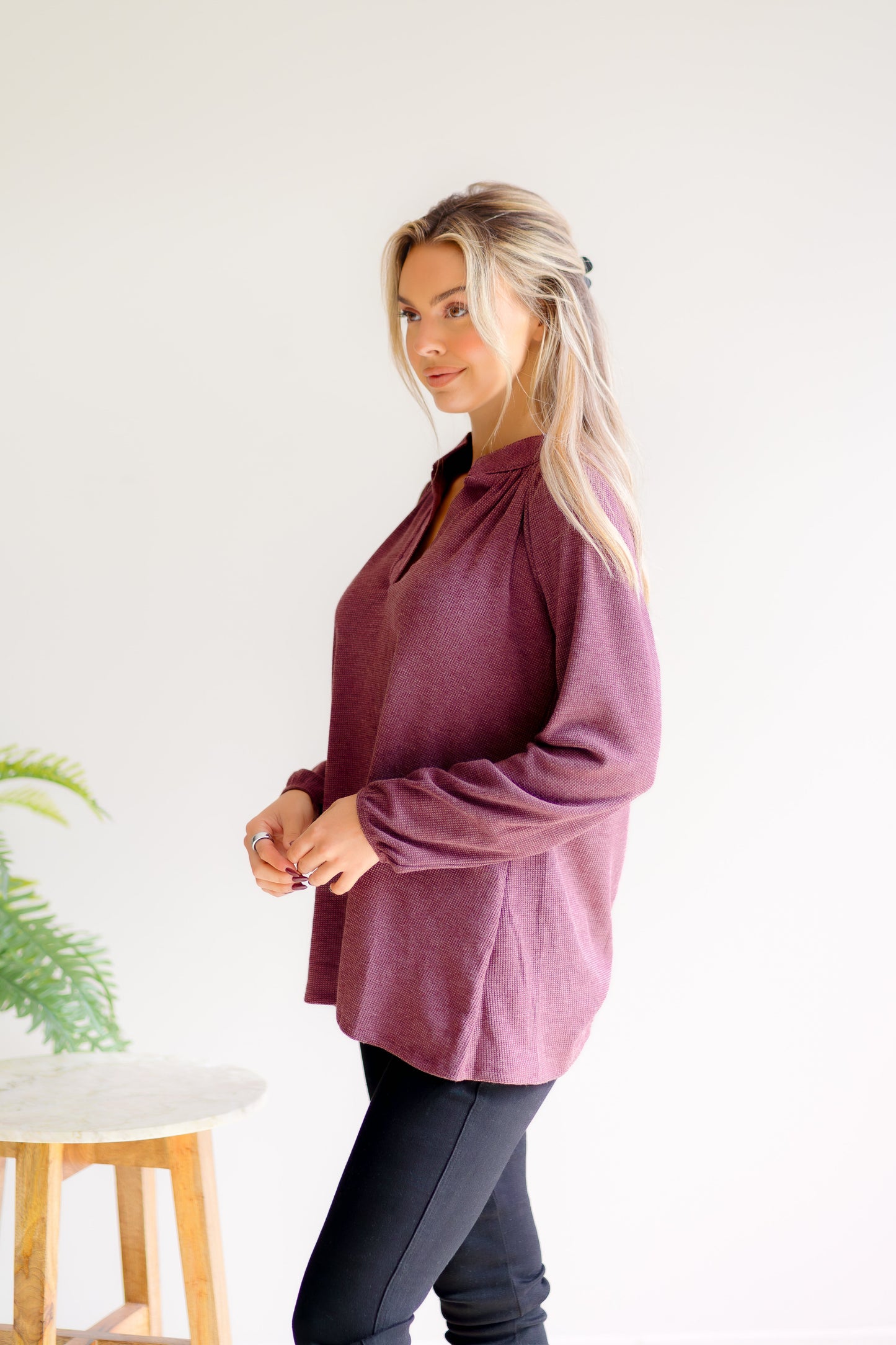 Heimish Mulberry Moon Thermal Top