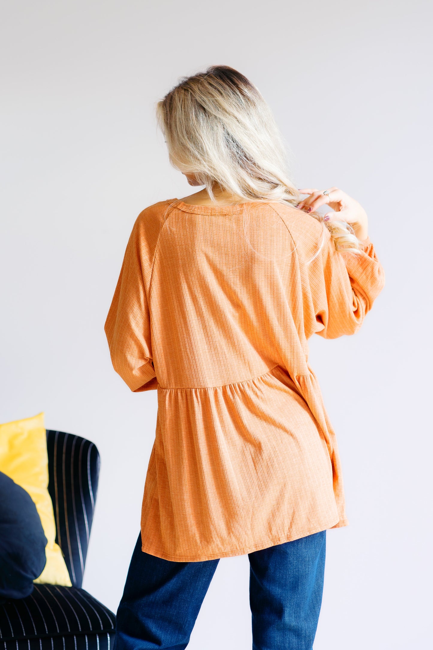 Heimish Pumpkin Charm Peplum