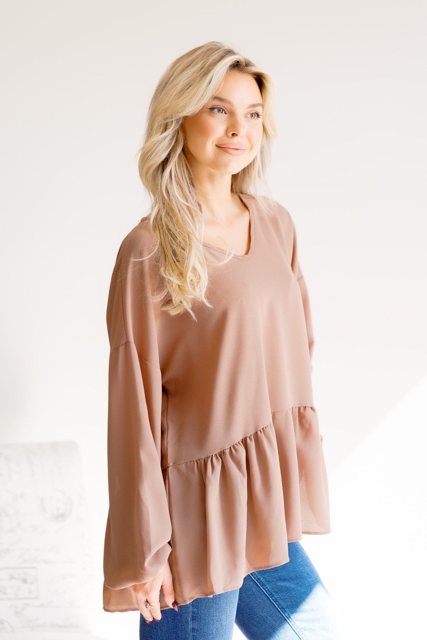 Haptics Truffle Allure Peplum