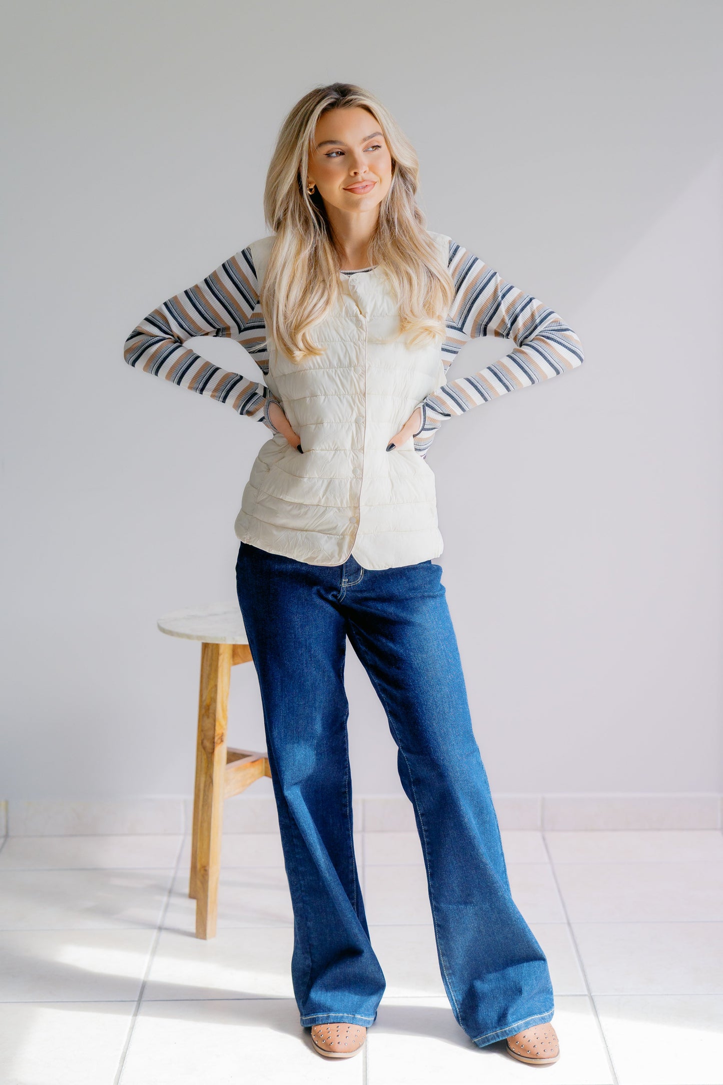 Heimish Ivory Glow Vest