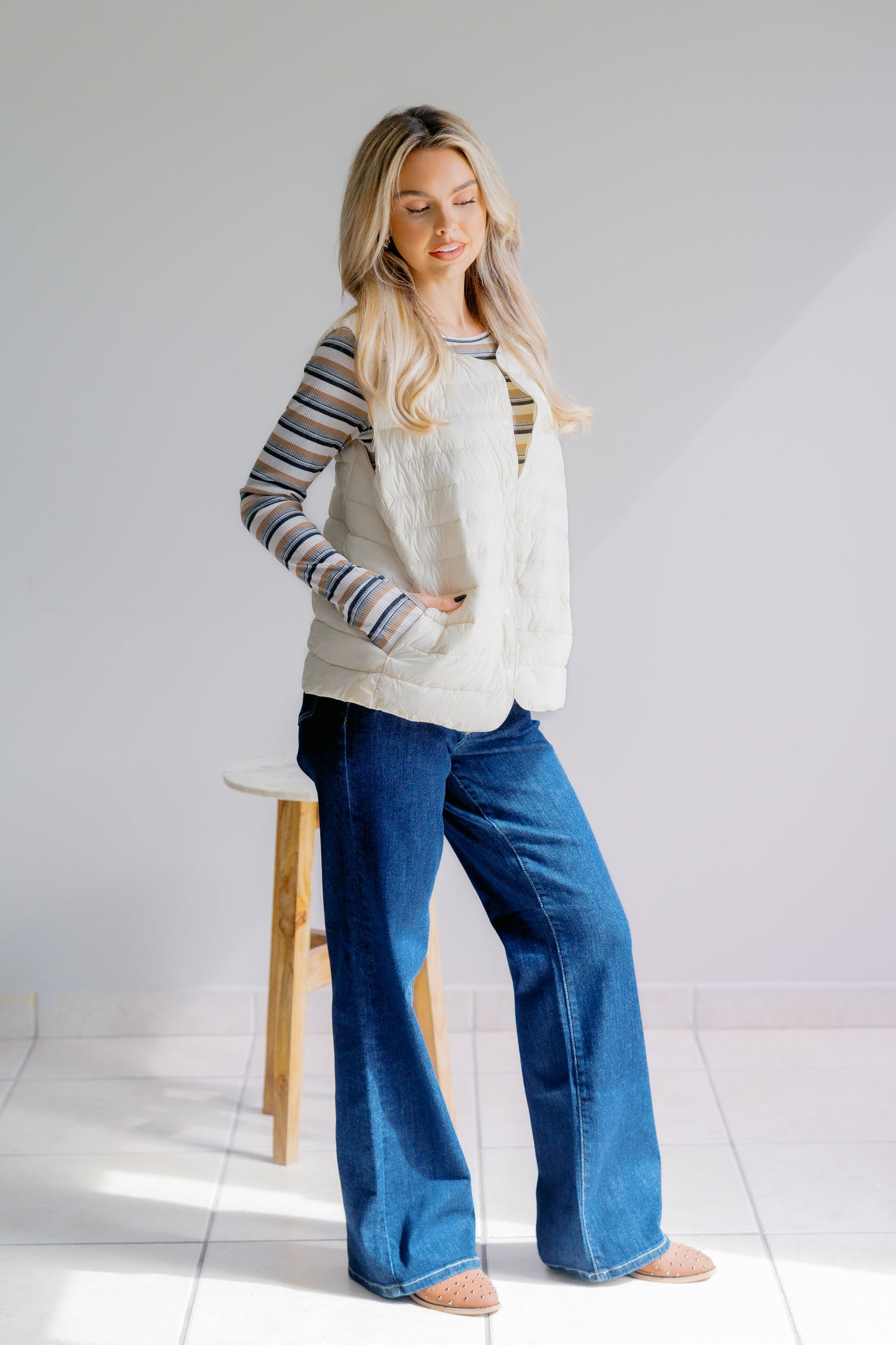 Heimish Ivory Glow Vest