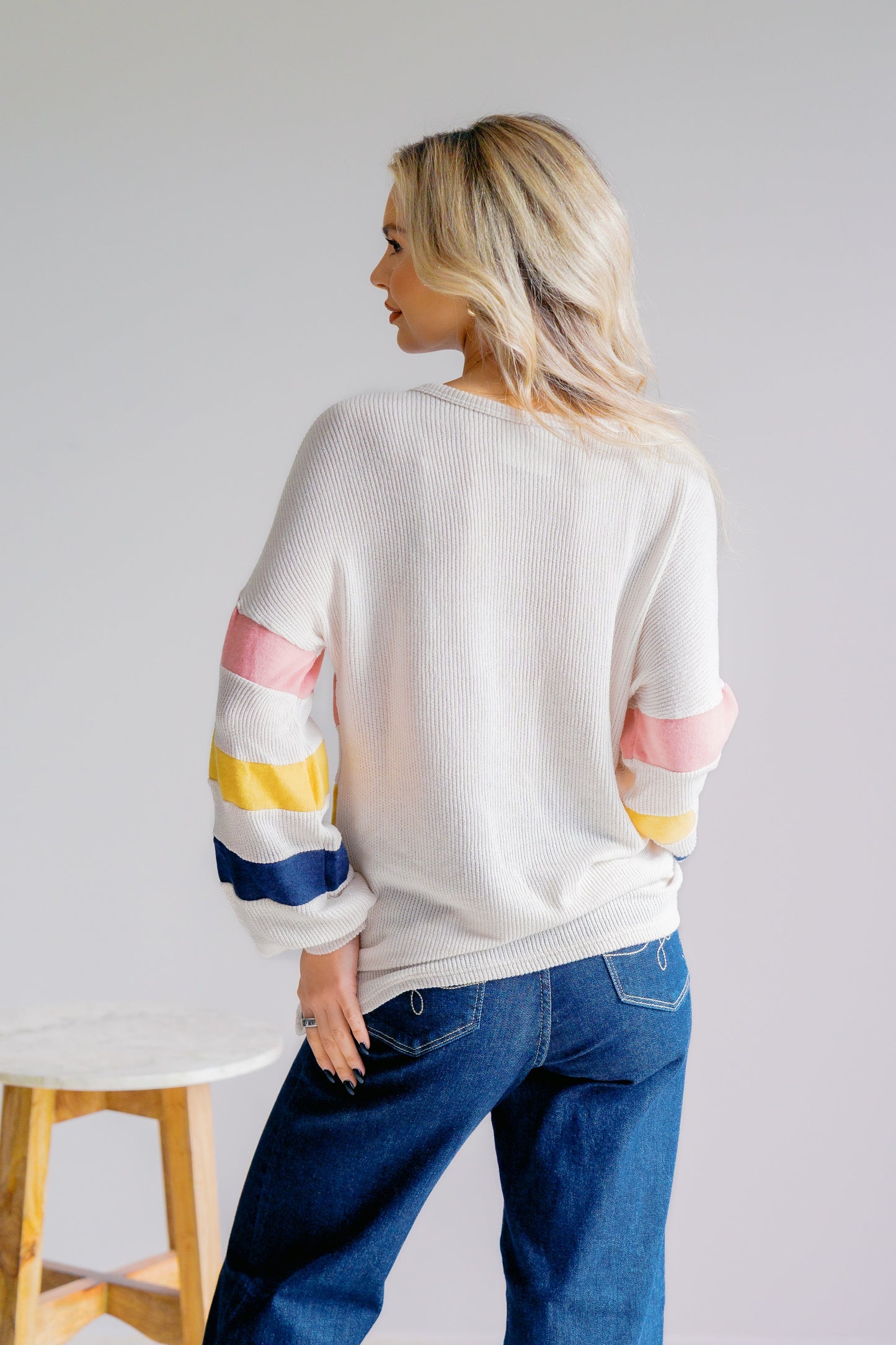 Hailey & Co Radiant Skies Striped Pullover