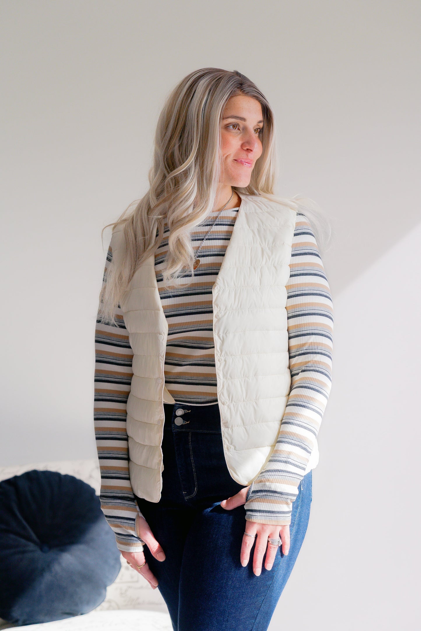 Heimish Ivory Glow Vest