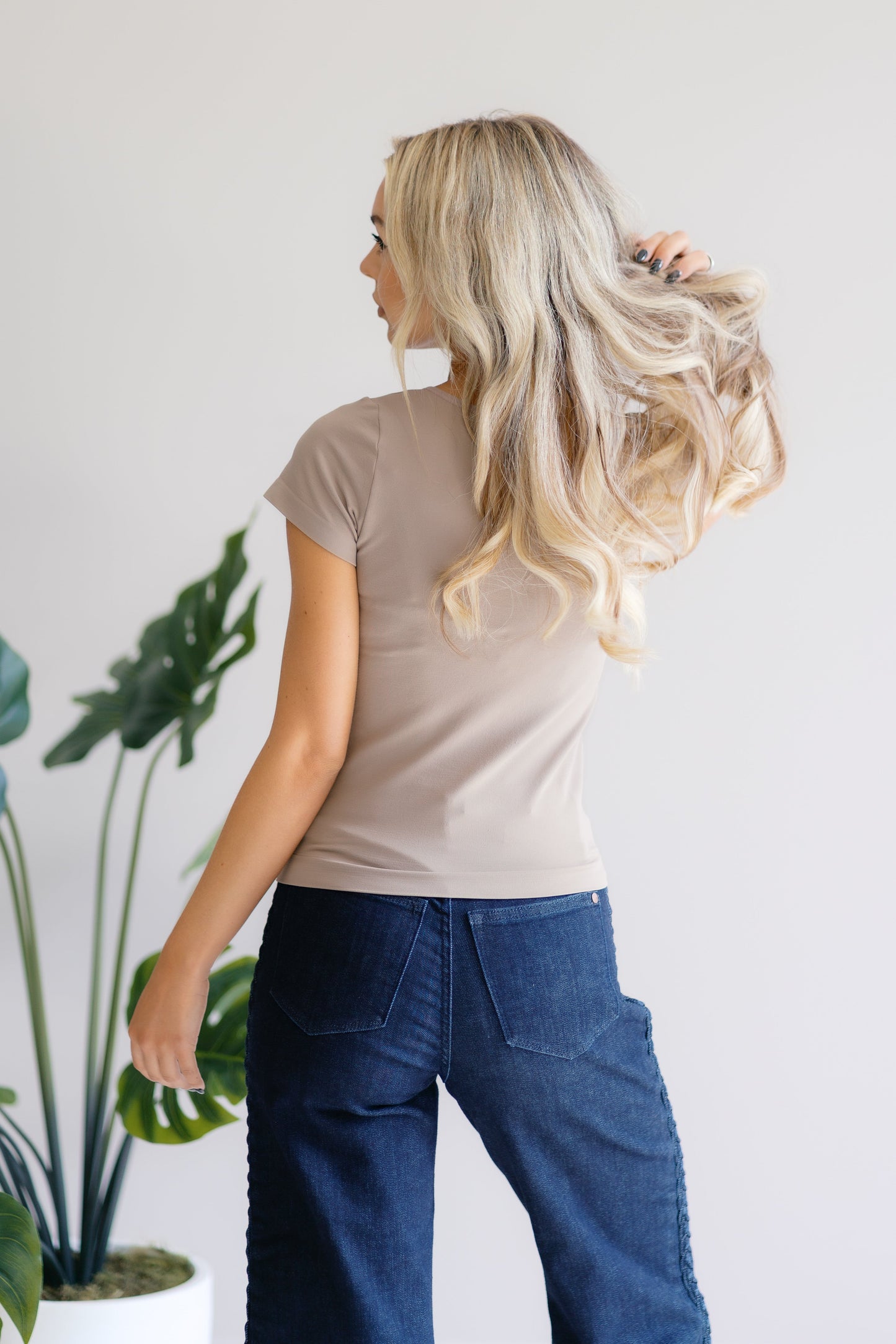 Yelete Light Mocha Timeless Basics Top