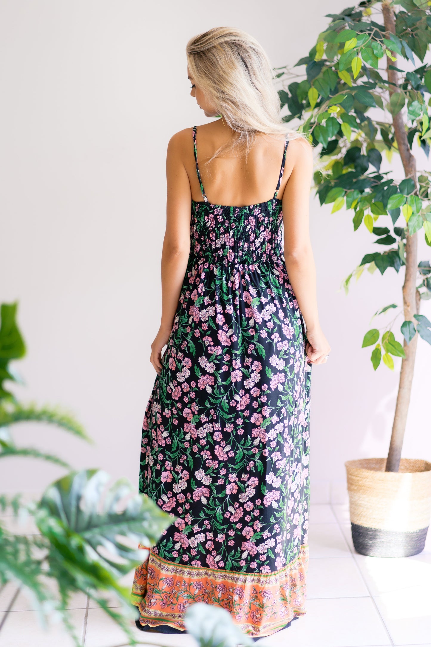 White Birch Sunset Serenade Maxi
