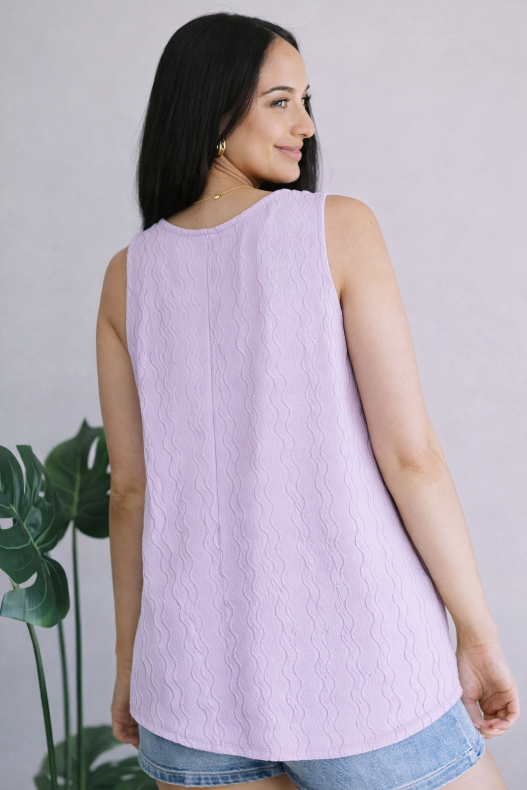 Dear Scarlett Lilac Reverie Sleeveless Top