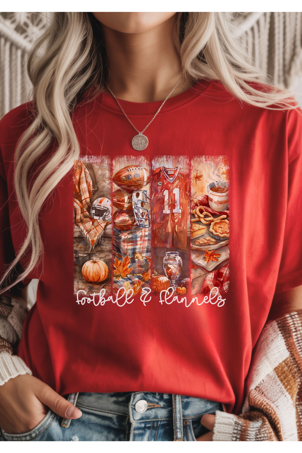 Football & Flannels Graphic Tee