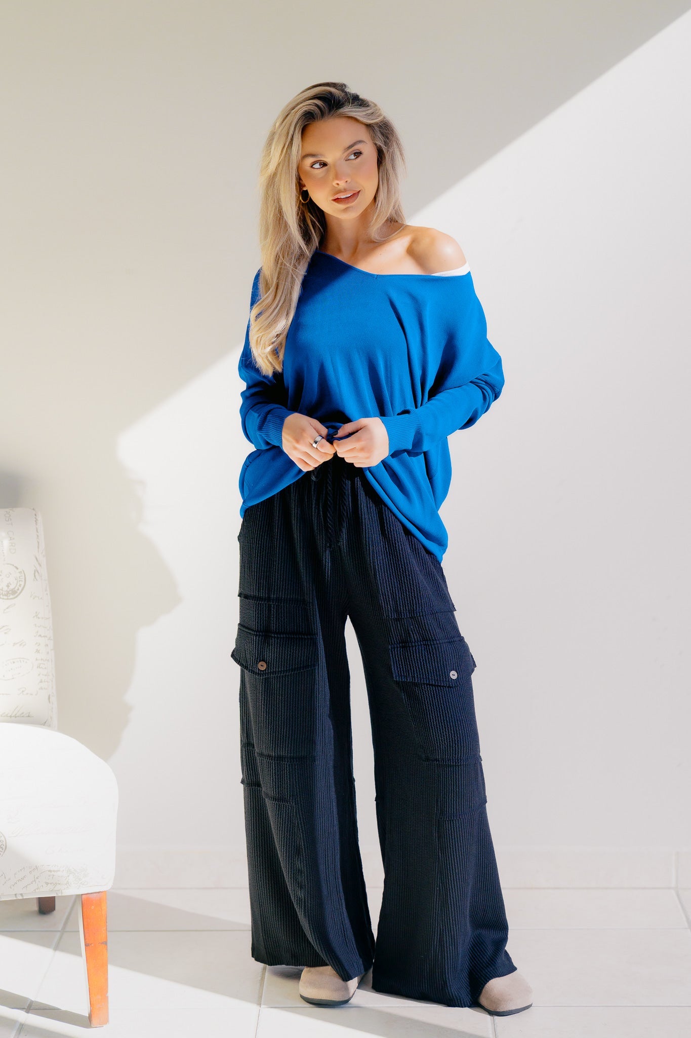 Sweet Lovely Royal Tide Sweater