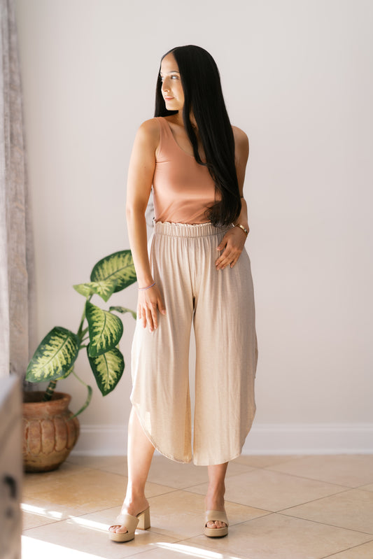 Perfect Peach Whisper Walk Bottoms