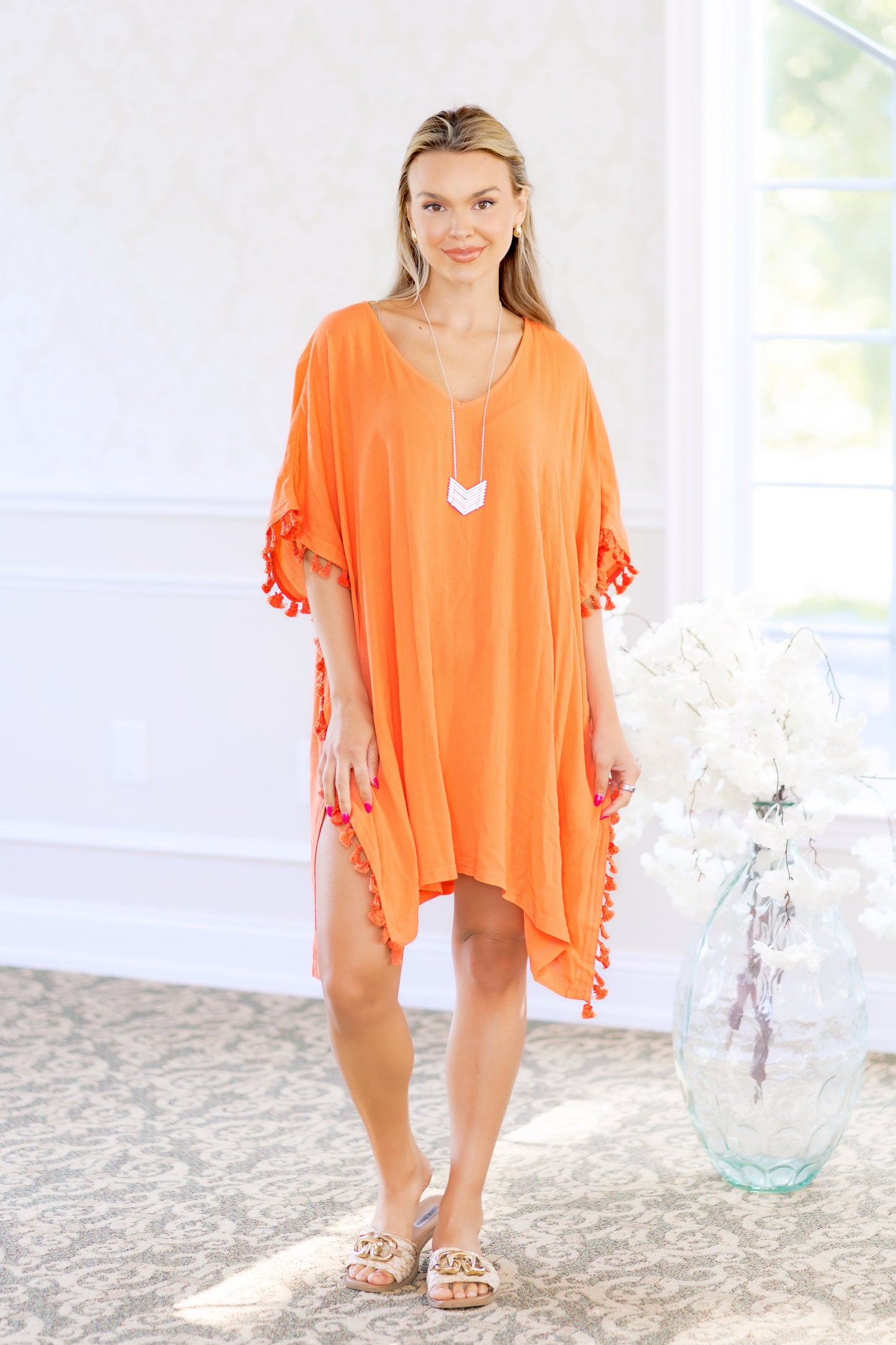 Cotton Blue Citrus Glow Pullover
