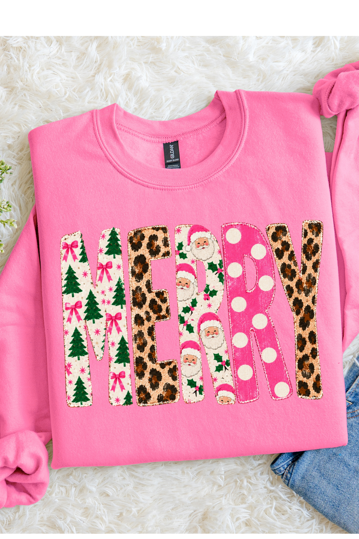 Leopard Merry Graphic Tee