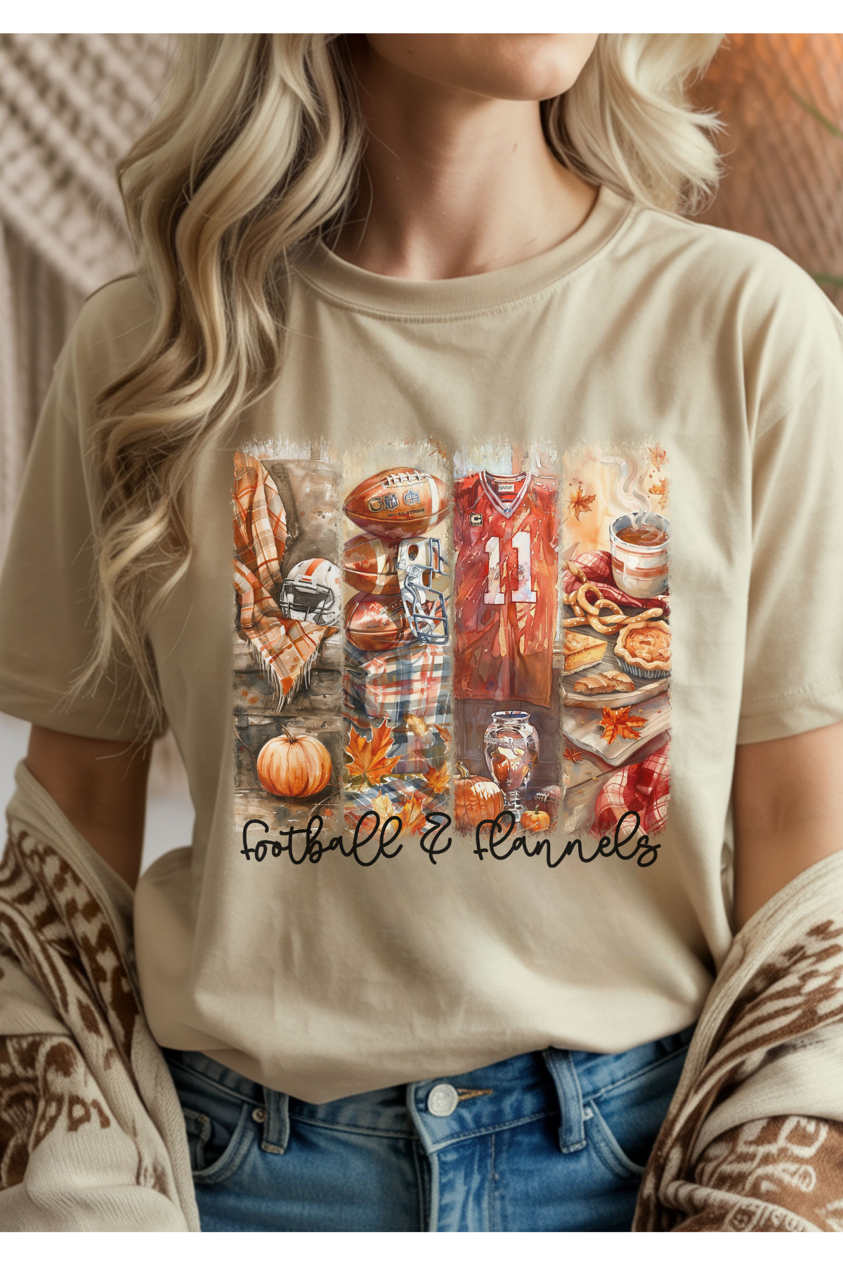 Football & Flannels Graphic Tee