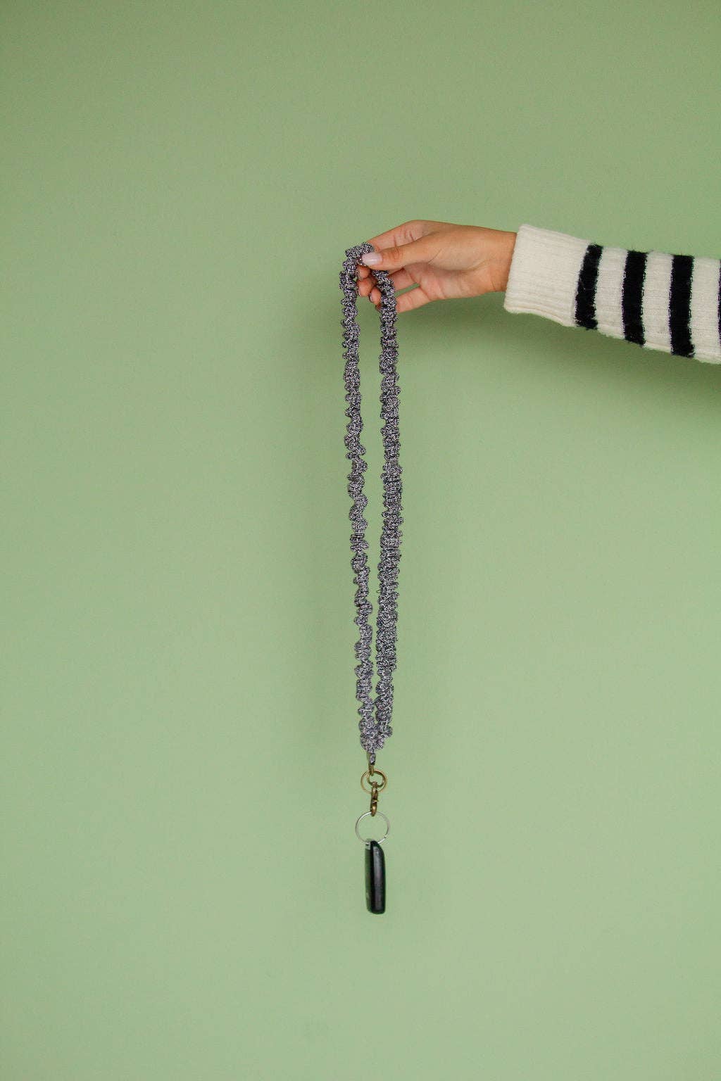 Andi Salt and Pepper Lanyard