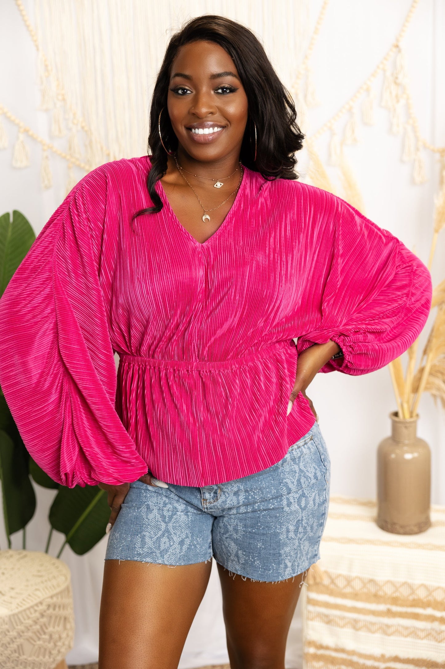 Jade By Jane Raise Your Glass - Dolman Blouse