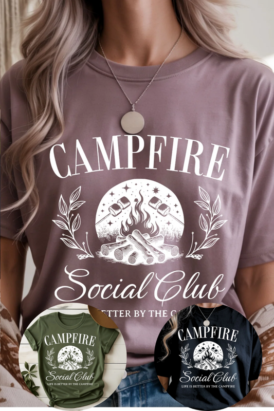 Campfire Social Graphic Tee