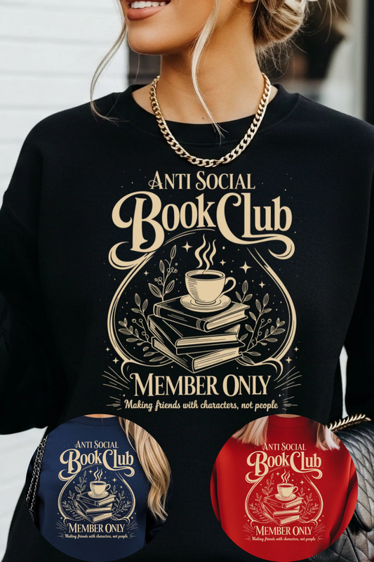 Anti Social Book Club Sweatshirt