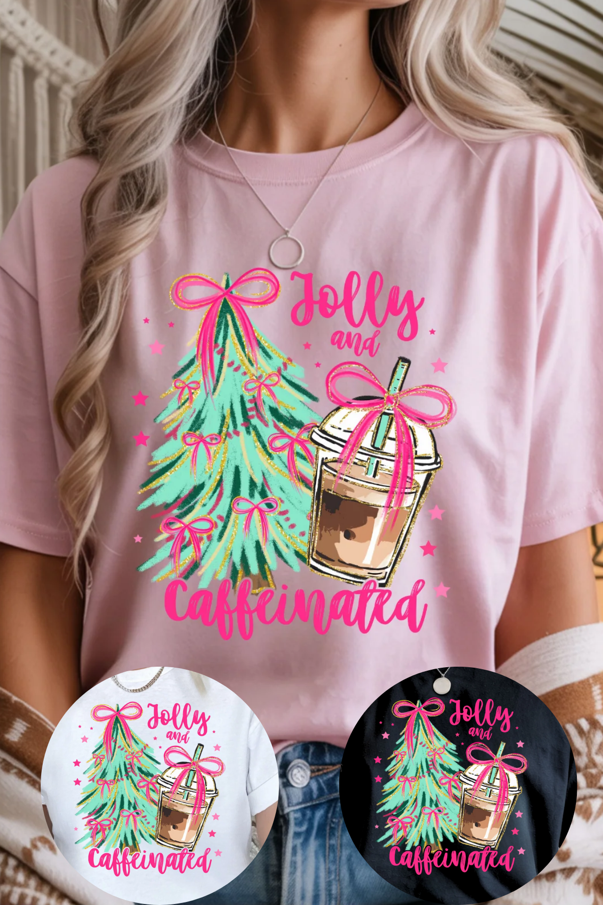 Be Jolly & Caffeinated T-Shirt