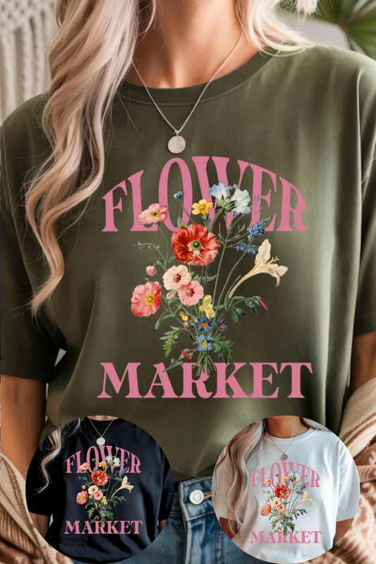 Flower Market Graphic Tee