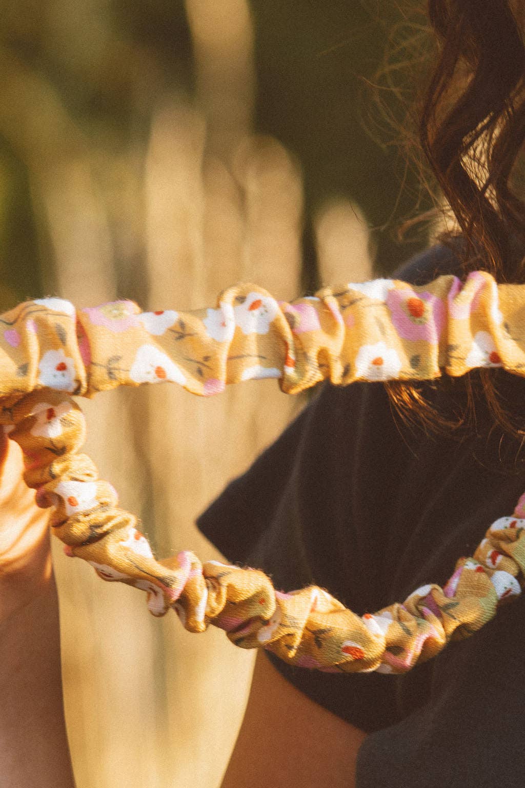 Andi Autumnal Mustard Lanyard