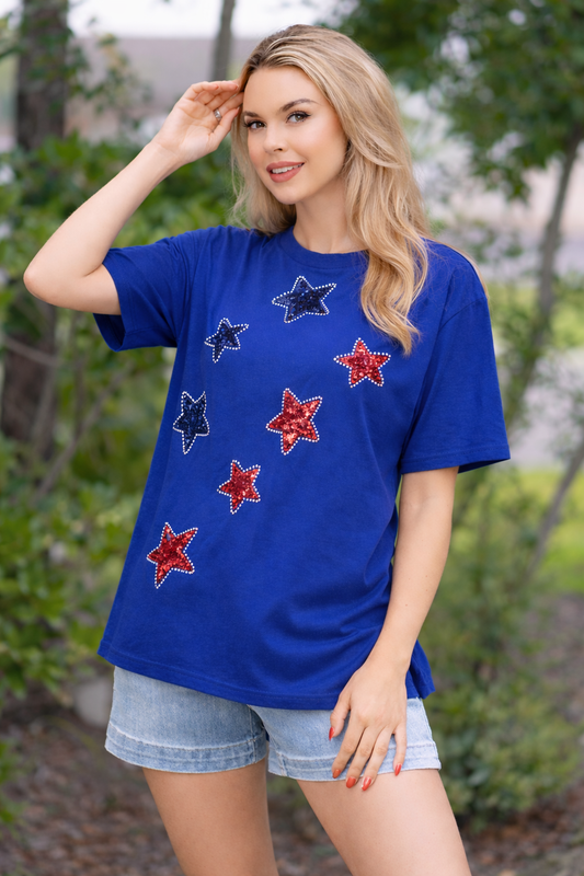 White Birch Stars of Freedom Tee