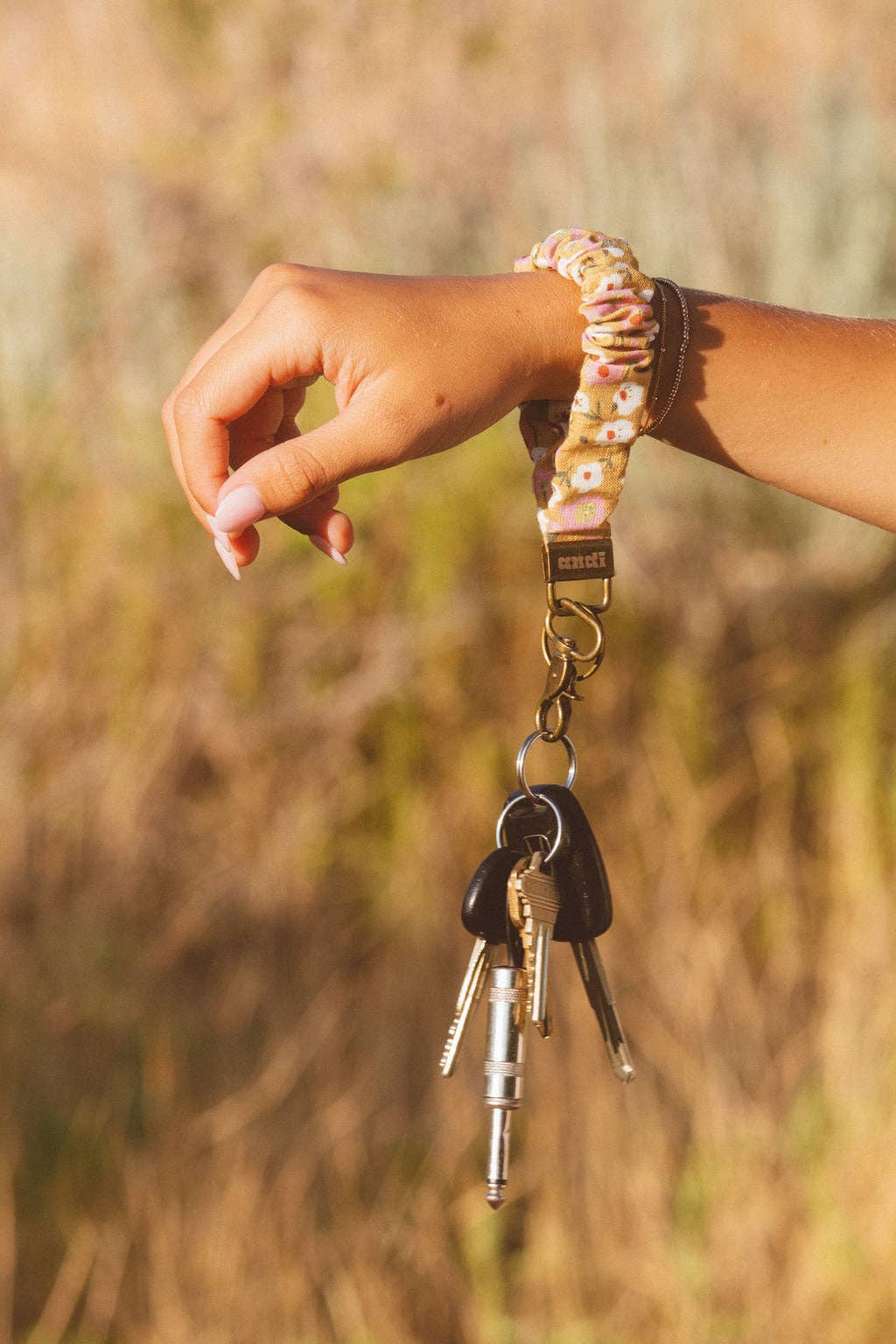 Andi Autumnal Mustard Keychain