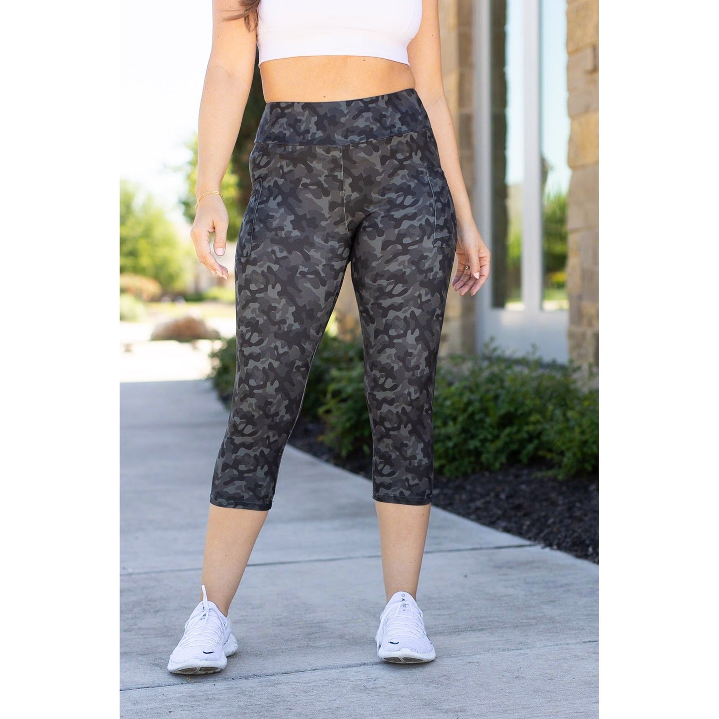 Ready to Ship | Army Camo CAPRI Leggings -  - Luxe Leggings by Julia Rose®