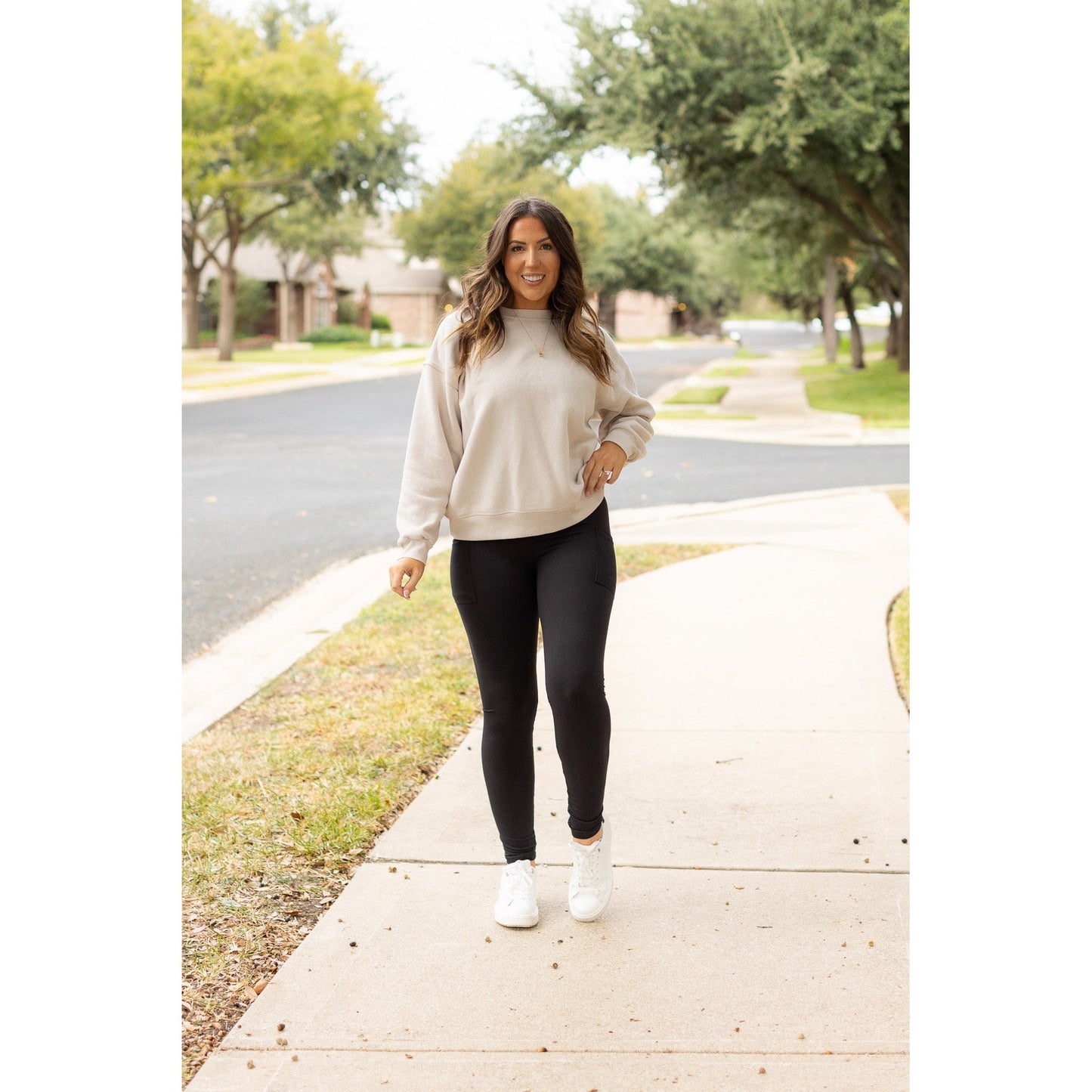 BLACK FULL-LENGTH Leggings with POCKET  - Luxe Leggings by Julia Rose®