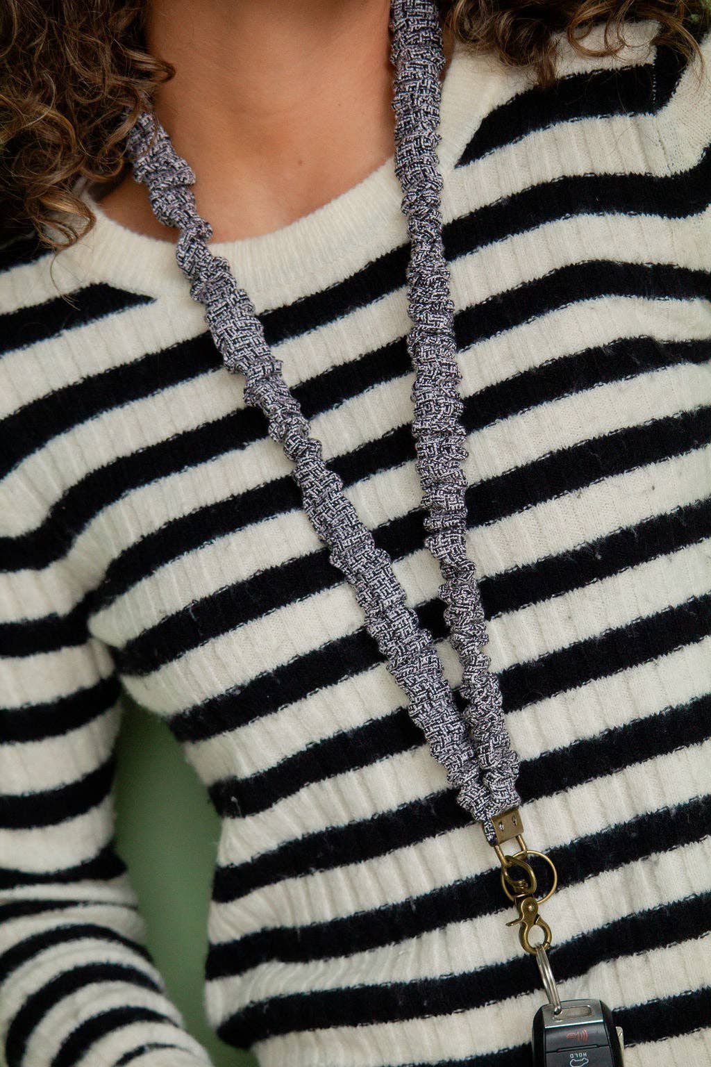 Andi Salt and Pepper Lanyard