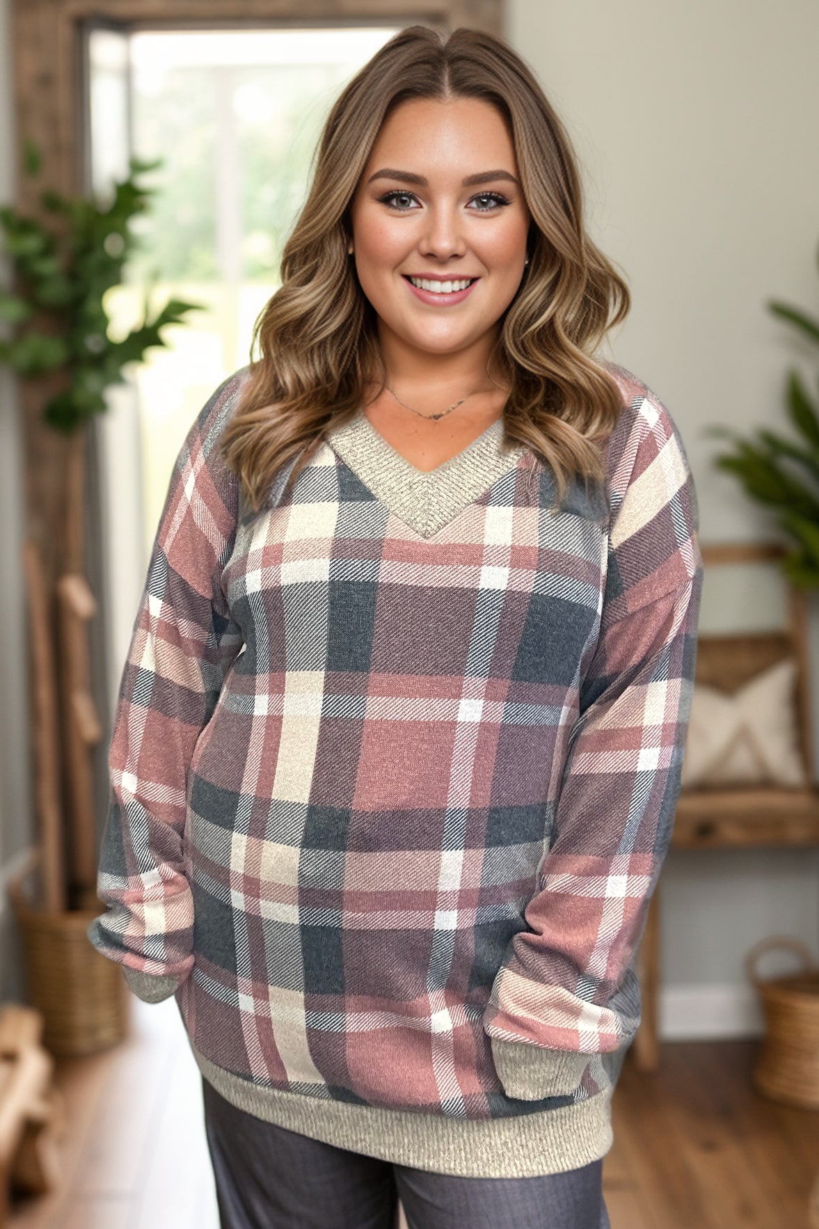 Heimish Absolute Dream - Plaid Pullover