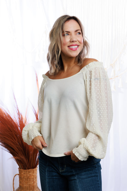 Hailey & Co Angelic Raglan Top