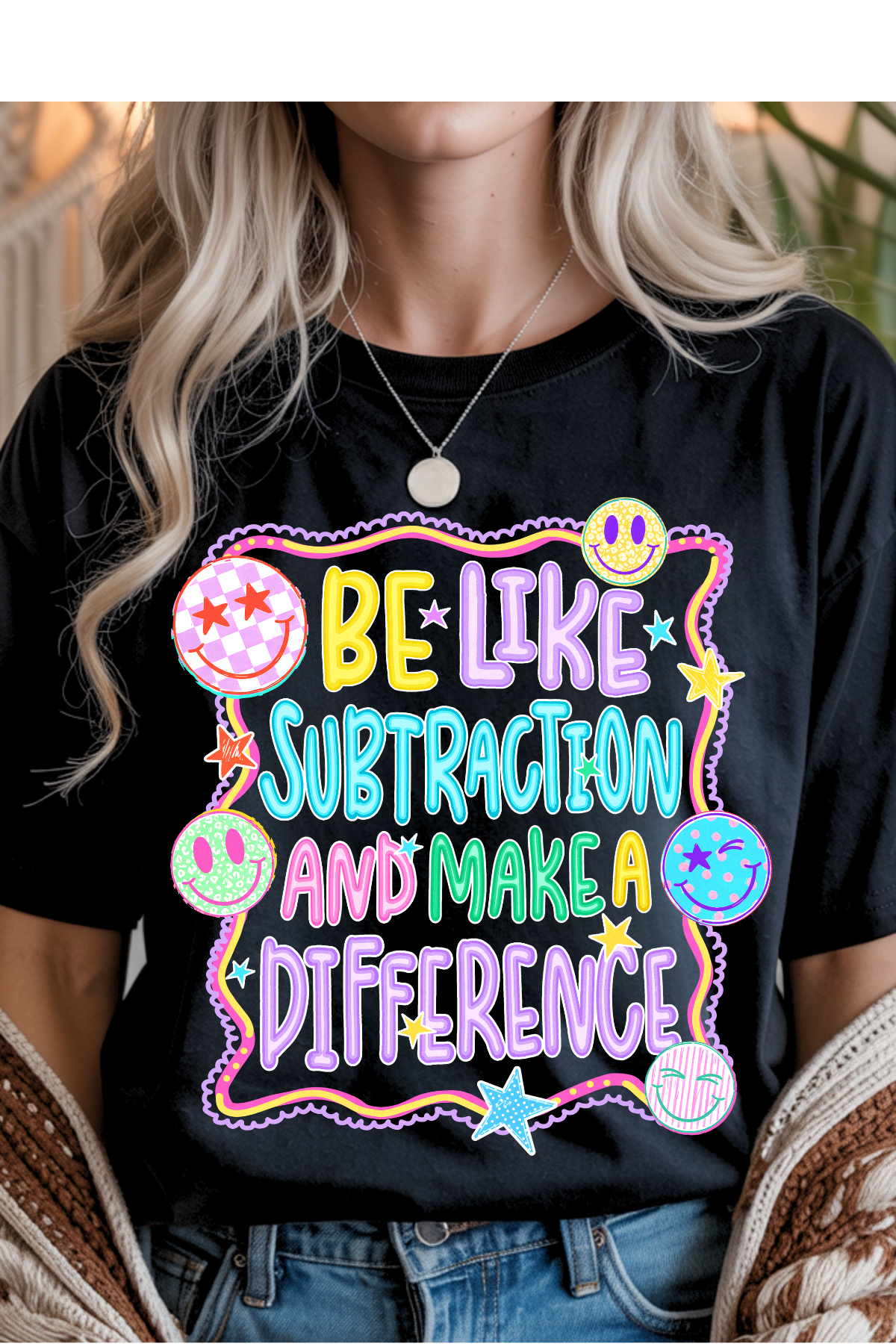 Be Like Subtraction Graphic Tee