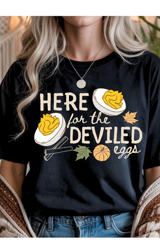 Here For The Eggs Graphic Tee