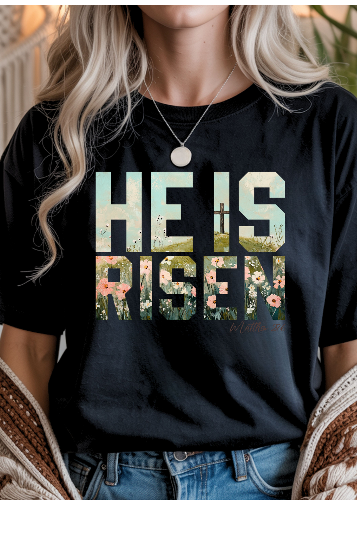 He Is Risen Graphic Tee