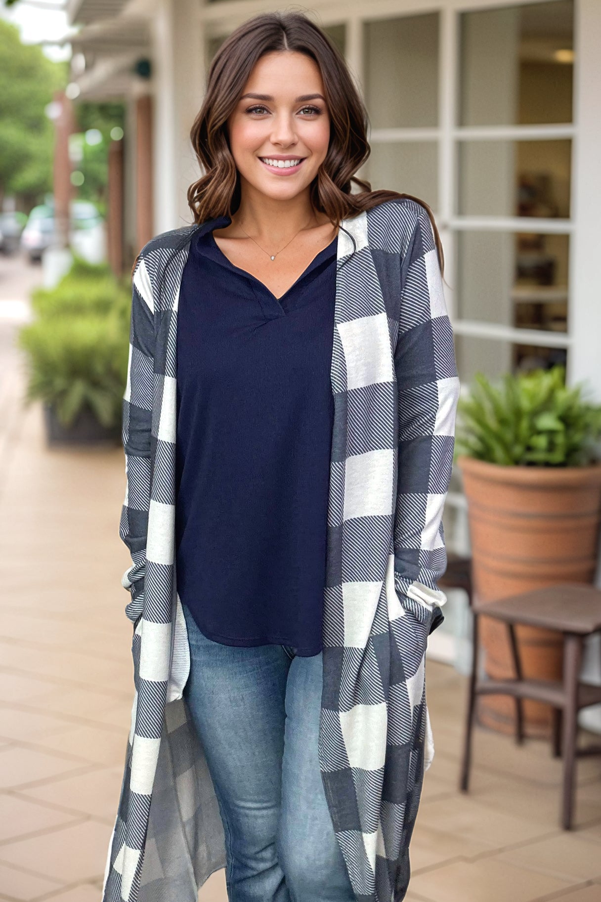 Heimish Blizzard Plaid - Duster