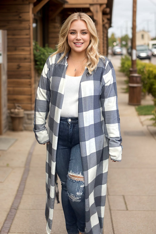 Heimish Blizzard Plaid - Duster