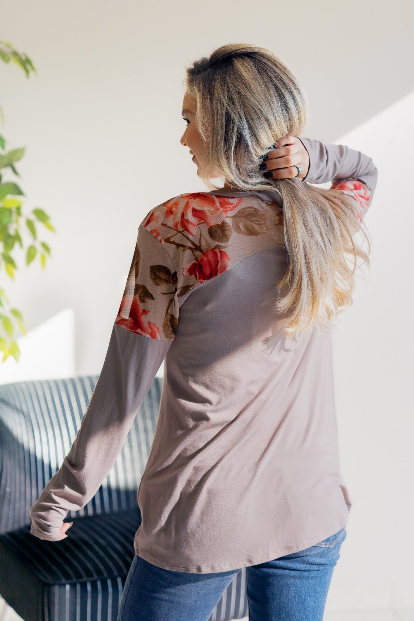 Blumin Blush Over Ash Long Sleeve