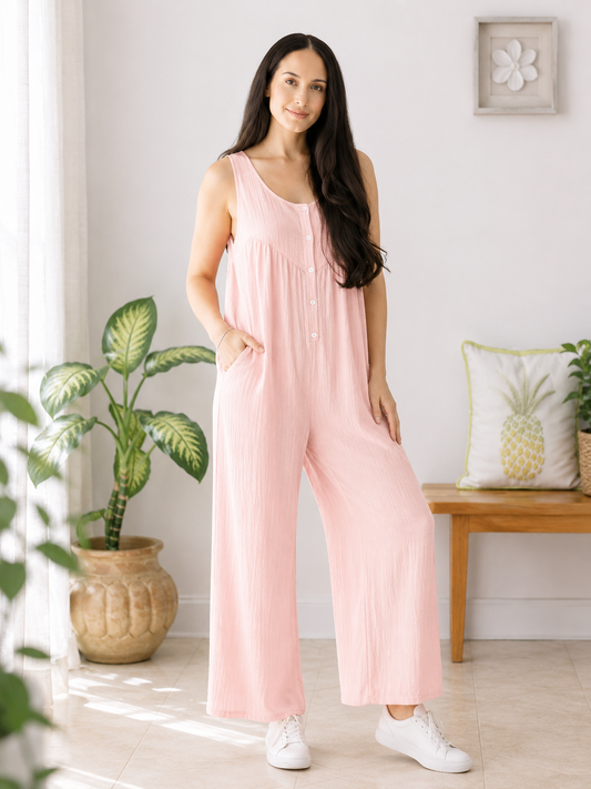 Very J Blushin’ Around Jumpsuit