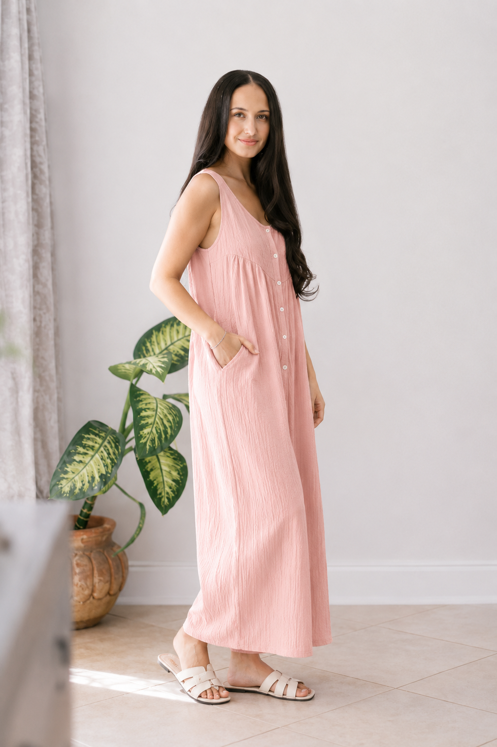 Very J Blushin’ Around Jumpsuit