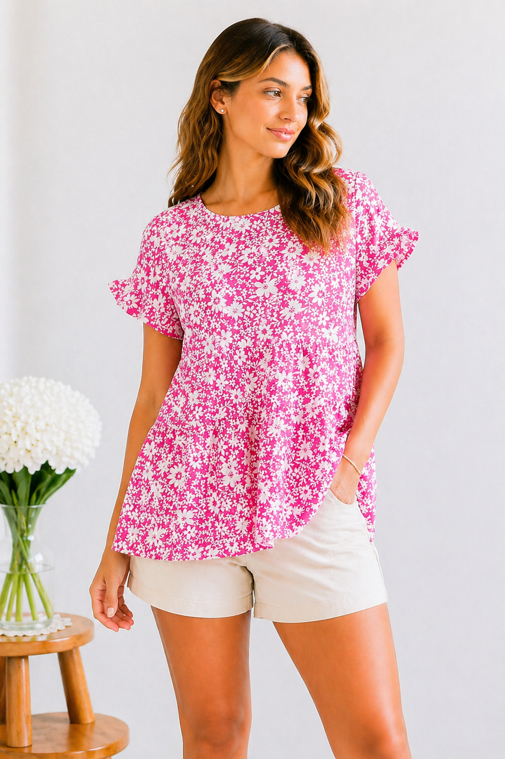 Rouseva Blushing Daisy Top